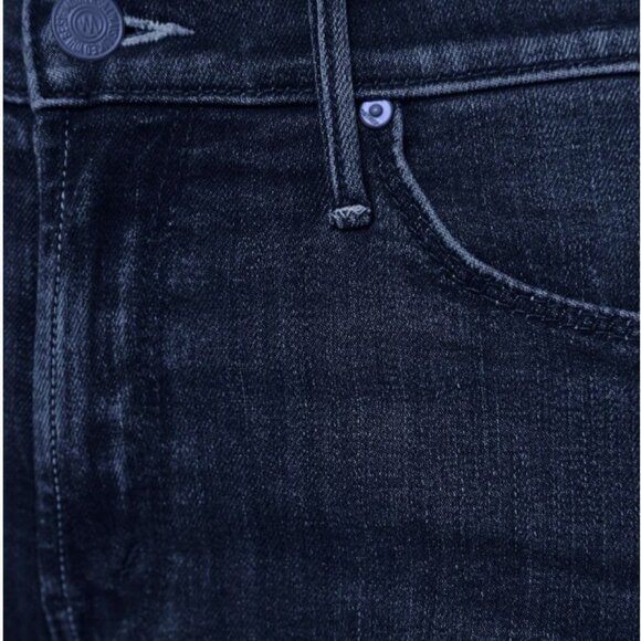 Mother The Mid Rise Dazzler Ankle -dark blue Size 29 - Picture 7 of 9